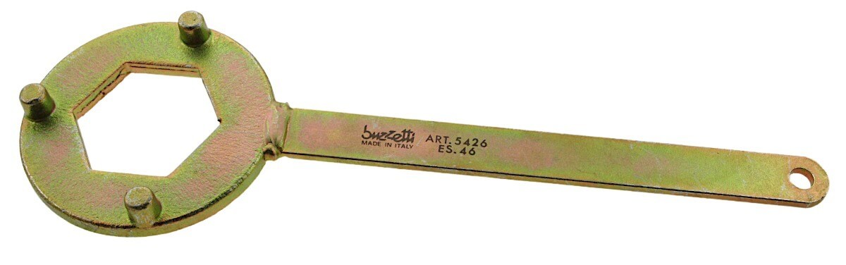 Kupplungsschluessel-Haltewerkzeug-Buzzetti-3-pin-SW-46mm-Piaggio-Gilera-Runner-Zip-Italjet